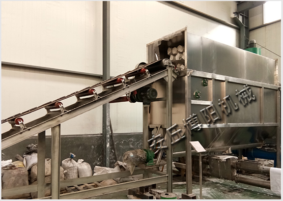 石灰粉自動(dòng)破袋機(jī)，密閉拆包解決企業(yè)揚(yáng)塵問題