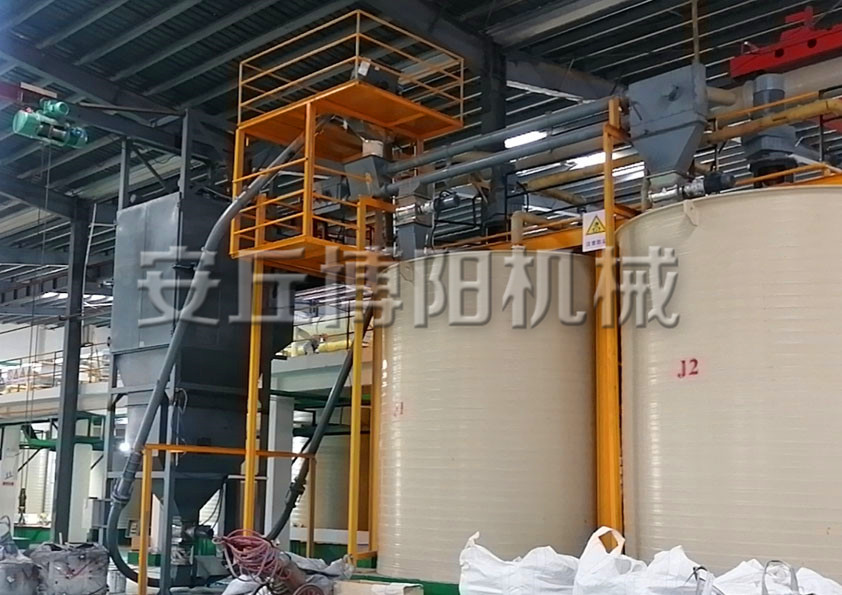 安丘博陽工業(yè)鹽噸袋拆包機的特點是什么？