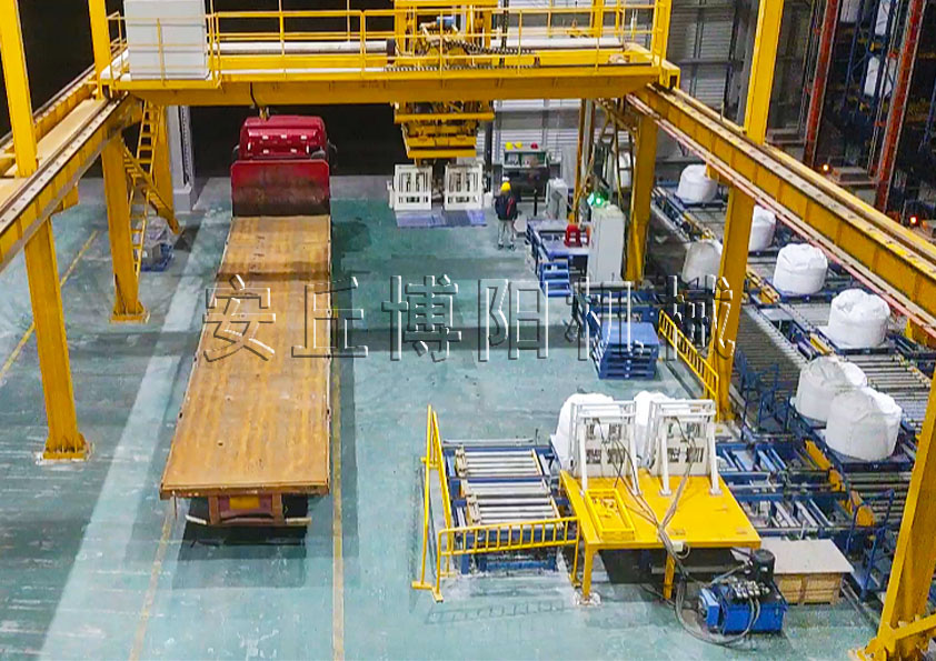 氯酸鈉全自動噸袋裝車機主要機構(gòu)和工作流程是什么？